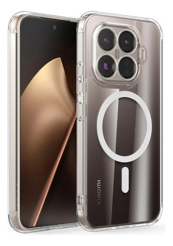 Funda Para Xiaomi 15t Pro Magnetic Clear Transparente