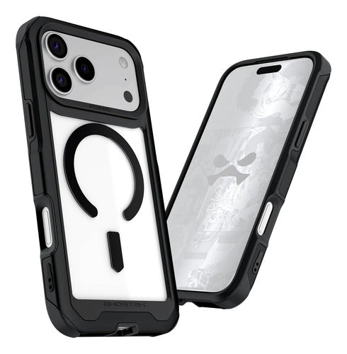 Funda Para iPhone 17 Pro Atomic Slim Ghostek Aluminio Negro