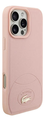 Funda Para iPhone 16 Pro Max Lacoste Bliss Magsafe Original Rosa Bliss