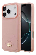 Funda Para iPhone 17 Pro Max Lacoste Bliss Magsafe Original Rosa Bliss