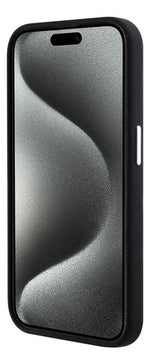 Funda Para iPhone 15 Pro Max Lacoste Silver Croc Silicon Negro Silver Croc