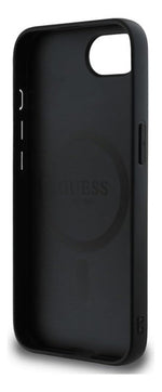 Funda Para iPhone 16e Guess Triangle Stand Ligera Original Negro Triangle Stand