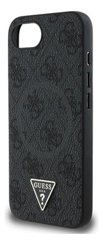 Funda Para iPhone 16e Guess Triangle Stand Ligera Original Negro Triangle Stand