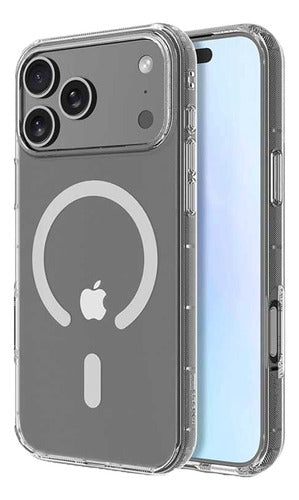 Funda Para iPhone 17 Pro Max Savvy Mybat Pro Uso Rudo Tpu Transparente Savvy