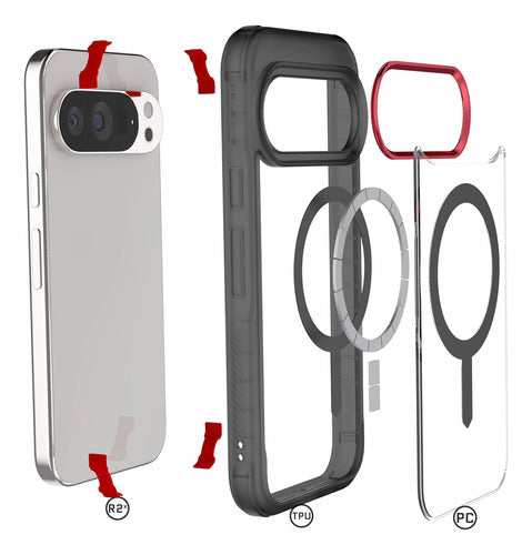 Funda Para Google Pixel 10 Pro Ghostek Covert Magsafe Humo