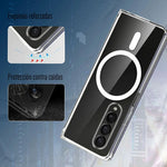 Funda Para Galaxy Z Fold 7 Magnetic Clear Transparente