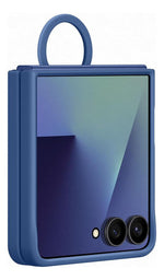 Funda Para Galaxy Z Flip 7 Samsung Silicon Ajuste Perfecto Azul Silicone