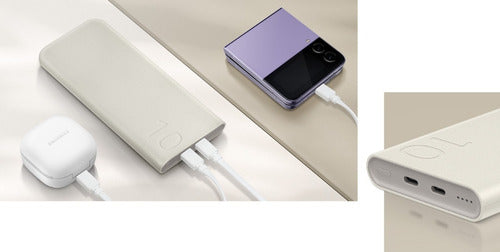 Power Bank Samsung 10000 Mah 25w Carga Inalámbrica 2 Puertos
