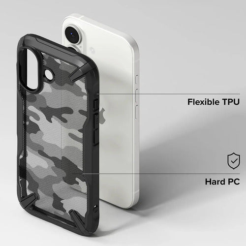 Funda Para iPhone 17 Fusion X Ringke Uso Rudo Certificada Camo