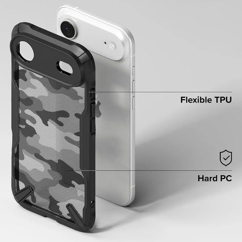 Funda Para iPhone 17 Air Fusion X Ringke Uso Rudo Certificada Camo