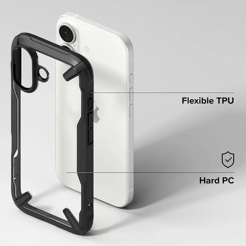 Funda Para iPhone 17 Fusion X Ringke Uso Rudo Certificada Negro
