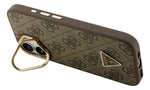 Funda Para iPhone 17 Normal Guess Triangle Stand Con Magsafe Café