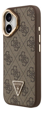 Funda Para iPhone 17 Normal Guess Triangle Stand Con Magsafe Café