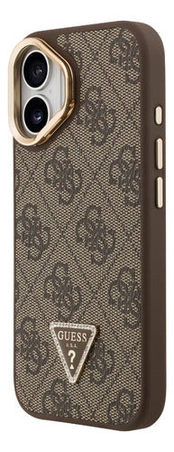 Funda Para iPhone 17 Normal Guess Triangle Stand Con Magsafe Café