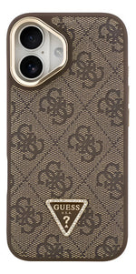 Funda Para iPhone 17 Normal Guess Triangle Stand Con Magsafe Café
