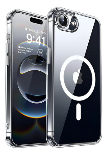 Funda Para iPhone 16e Magnetic Clear Transparente