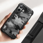 Funda Para iPhone 16 Normal Ringke Fusion X Case Premium Uso Rudo Camo