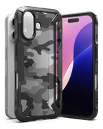 Funda Para iPhone 16 Normal Ringke Fusion X Case Premium Uso Rudo Camo