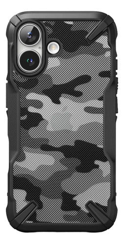 Funda Para iPhone 16 Normal Ringke Fusion X Case Premium Uso Rudo Camo
