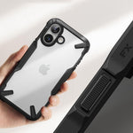 Funda Para iPhone 16 Ringke Fusion X Uso Rudo Negro
