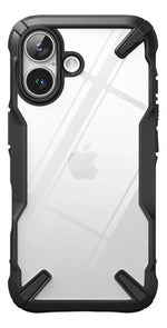 Funda Para iPhone 16 Ringke Fusion X Uso Rudo Negro