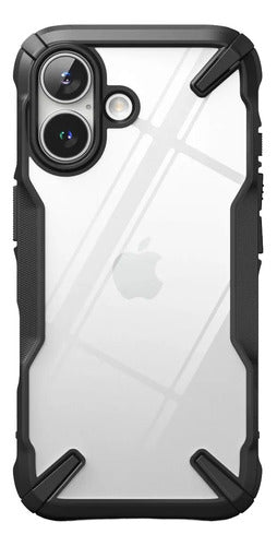 Funda Para iPhone 16 Ringke Fusion X Uso Rudo Negro