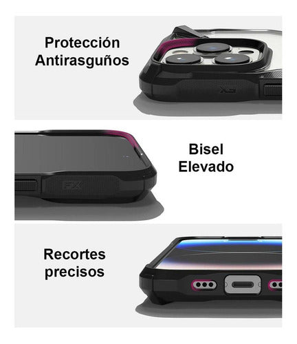 Funda Para iPhone 15 Pro Max Ringke Fusion X Case Premium Uso Rudo Esquinas Reforzadas