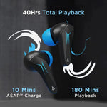 Audífonos Inmortal 121 Boat Bluetooth Negro