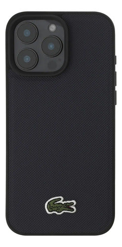 Funda Para iPhone 16 Pro Max Lacoste Magsafe Iconic Slim Azul Iconic Magsafe