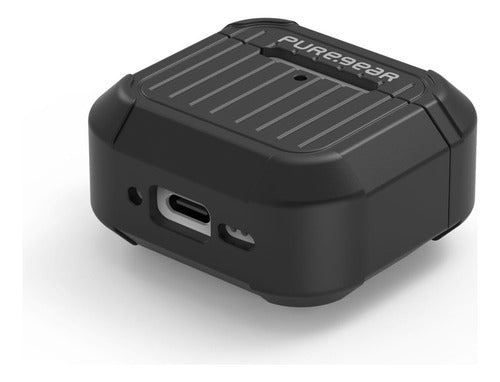 Funda Para AirPods 4 Puregear Dualtek 2 Negro