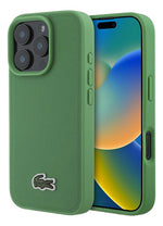 Funda Para iPhone 14 Pro Max Lacoste Magsafe Iconic Slim Verde Iconic Magsafe