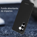 Funda Para Galaxy S25 Normal Dualtek Puregear Uso Rudo Tpu Negro Dualtek
