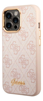 Funda Para iPhone 14 Pro Max Guess Metal Outline Nude