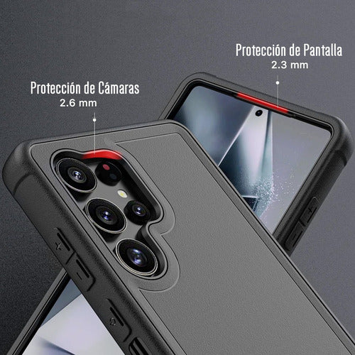 Funda Para Galaxy S24 Ultra Mybat Pro Maverick Clip Negro
