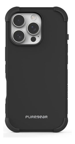 Funda Para iPhone 16 Pro Max Dualtek Puregear Ergonómico Tpu Negro Dualtek