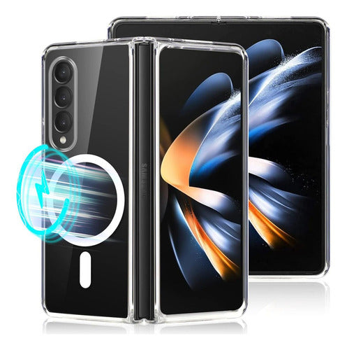 Funda Para Galaxy Z Fold 6 Magnetic Clear Transparente