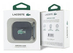 Funda Para AirPods 4 Lacoste Silicon Anti Golpes Original Negro Silicon
