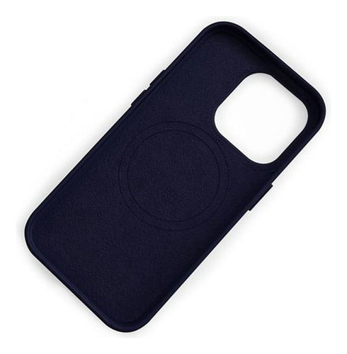 Funda Para iPhone 14 Pro Max Piel Magnética Café