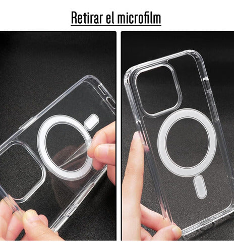 Funda Para iPhone 13 Normal Magnetic Clear Transparente
