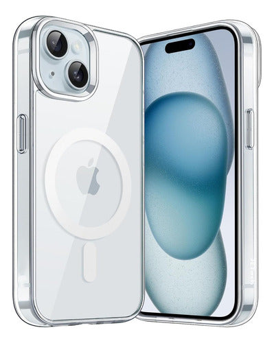 Funda Para iPhone 13 Normal Magnetic Clear Transparente