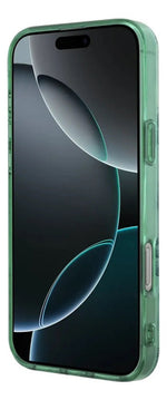Funda Para iPhone 16 Pro Lacoste Alligator Con Magsafe Tpu Verde Alligator