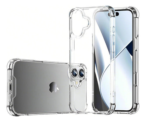 Funda Para iPhone 16 Normal Hard Shell Tpu Esquina Reforzada