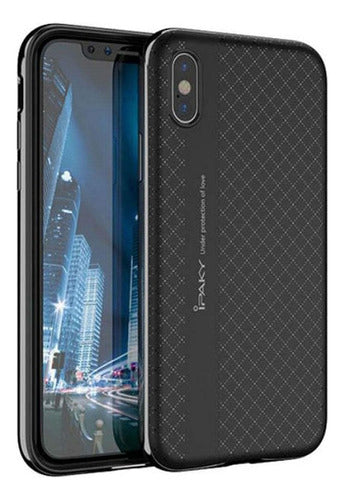 Funda Para iPhone XS, X Bumblebee Ipaky Bumper Metalico