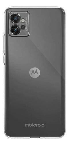 Funda Para Moto G32 Hybrid Clear Case Premium Uso Rudo Tpu Transparente