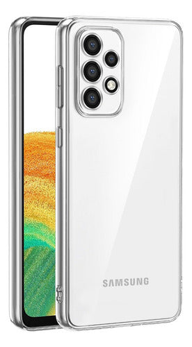Funda Para Galaxy A23 5g Hybrid Clear Case Premium Uso Rudo Tpu Transparente