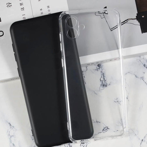 Funda Para Galaxy A04 Hybrid Clear Case Premium Uso Rudo Tpu Transparente