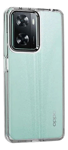 Funda Para Oppo A77 4g Hybrid Clear Case Premium Uso Rudo Tpu Transparente