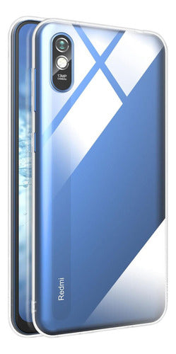 Funda Para Xiaomi Redmi 9a Hybrid Clear Premium Uso Rudo Tpu Transparente
