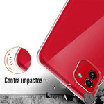 Funda Para Galaxy A03 Hybrid Clear Case Premium Uso Rudo Tpu Transparente