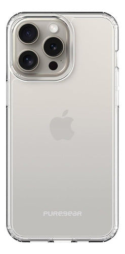 Funda Para iPhone 15 Pro Puregear Slim Shell Ultra Ligera Transparente